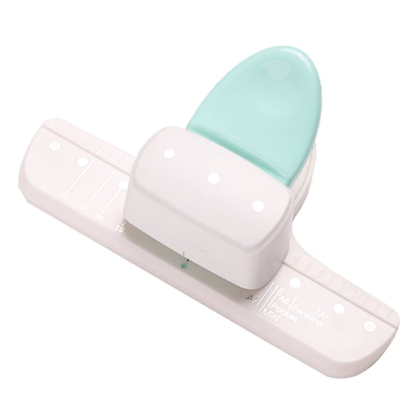 YongCo 3 Hole Puncher with Alignment Scale for Binder Notebook Planner 4mm Round Hole Puncher for Paper File Cardstock Picture