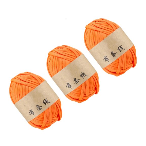 YongCo 3 Rolls Stretchy Weaving Cord Thread 32.8Yard Per Roll Elastic Polyester Yarn For Knitting And Weaving Home Decoration