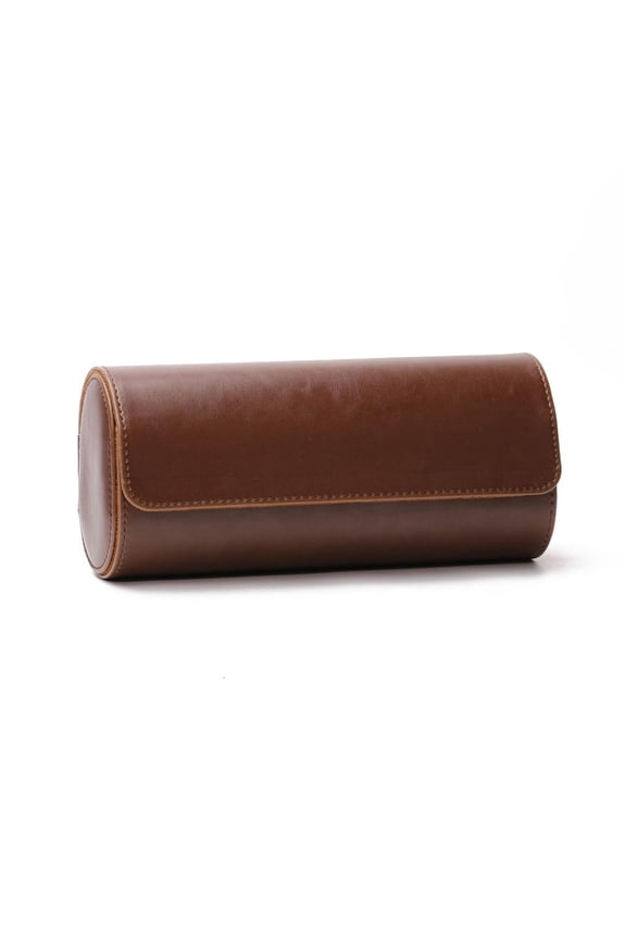 3 Slots Watch Roll Travel for Case Portable Leather Watch Storage Box Slid in Ou