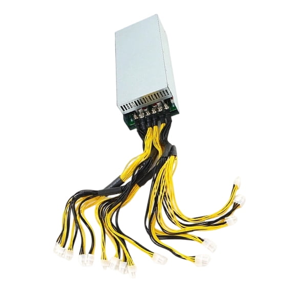 YongCo 3600W PC Power Supply 12V Mining Miner GPU 15x 6Pin Mining Device Server