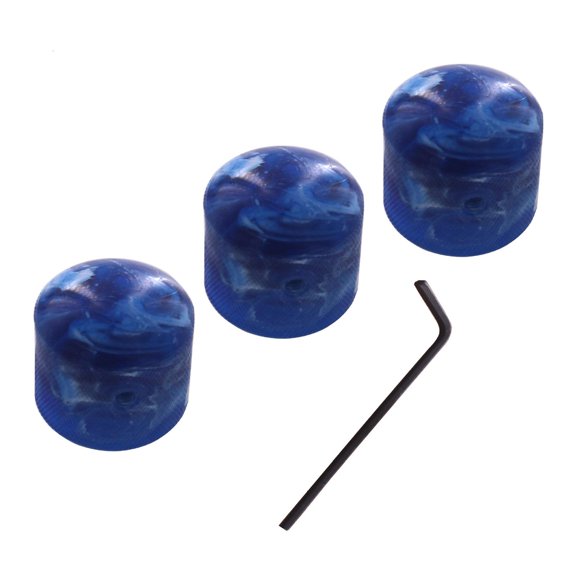 YongCo 3Pcs/pack Electric Guitar Top Hat Knobs Speed Volume Tone Control Knobs Electric Guitar Radios Parts Replacements Set