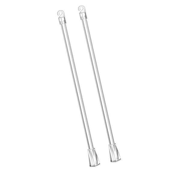 YongCo 43cm Window Shade Pull Stick Vertical Curtain Extension Rod Transparently Clear Blind Wand Set 2/4/6/8/10PCS