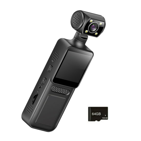 YongCo 4K Sports Wearable Camera 180 Degree Travel Bike Driver Recorder Pocket Camera for Motorcycle Vlogging Sports