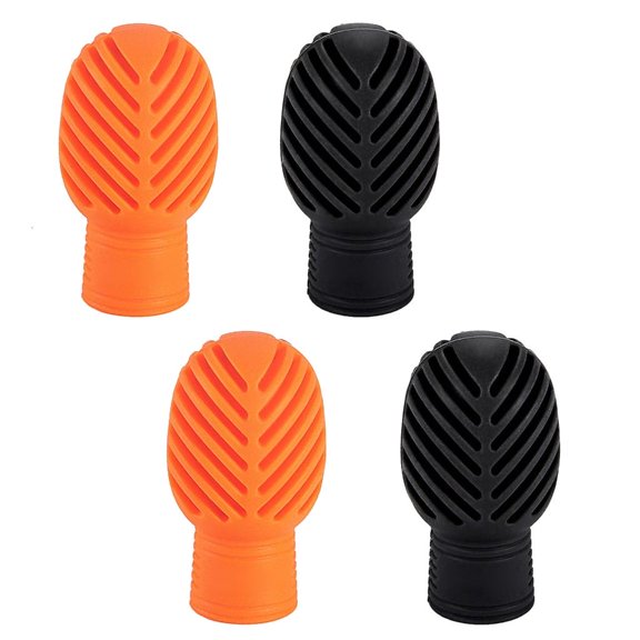 YongCo 4Pcs Silicone Drumstick Tip Drum Dampener Replacement Percussion Tip