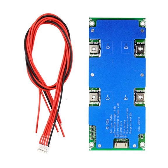 YongCo 4S 12V100A LiFePO4 Protections Board Wide Temperature Ranges Overcharge Overdischarge Protections 3.65V Overcharge