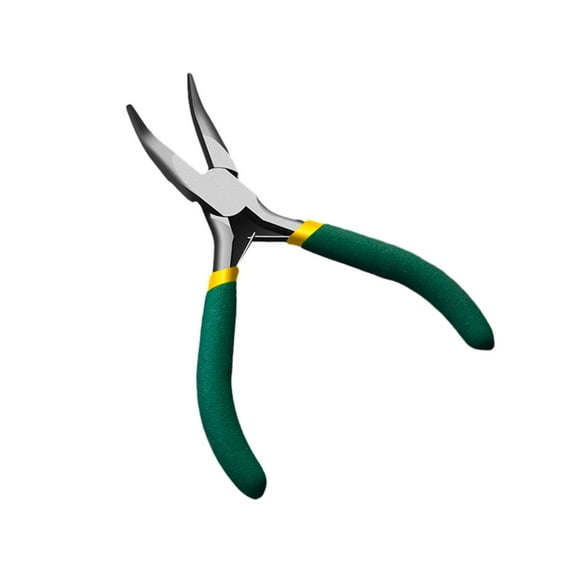 YongCo 5'' Needle Nose Pliers ,Anti-slip Small Pliers ,Side Cutting Pliers Jewelry Making Hand Tool