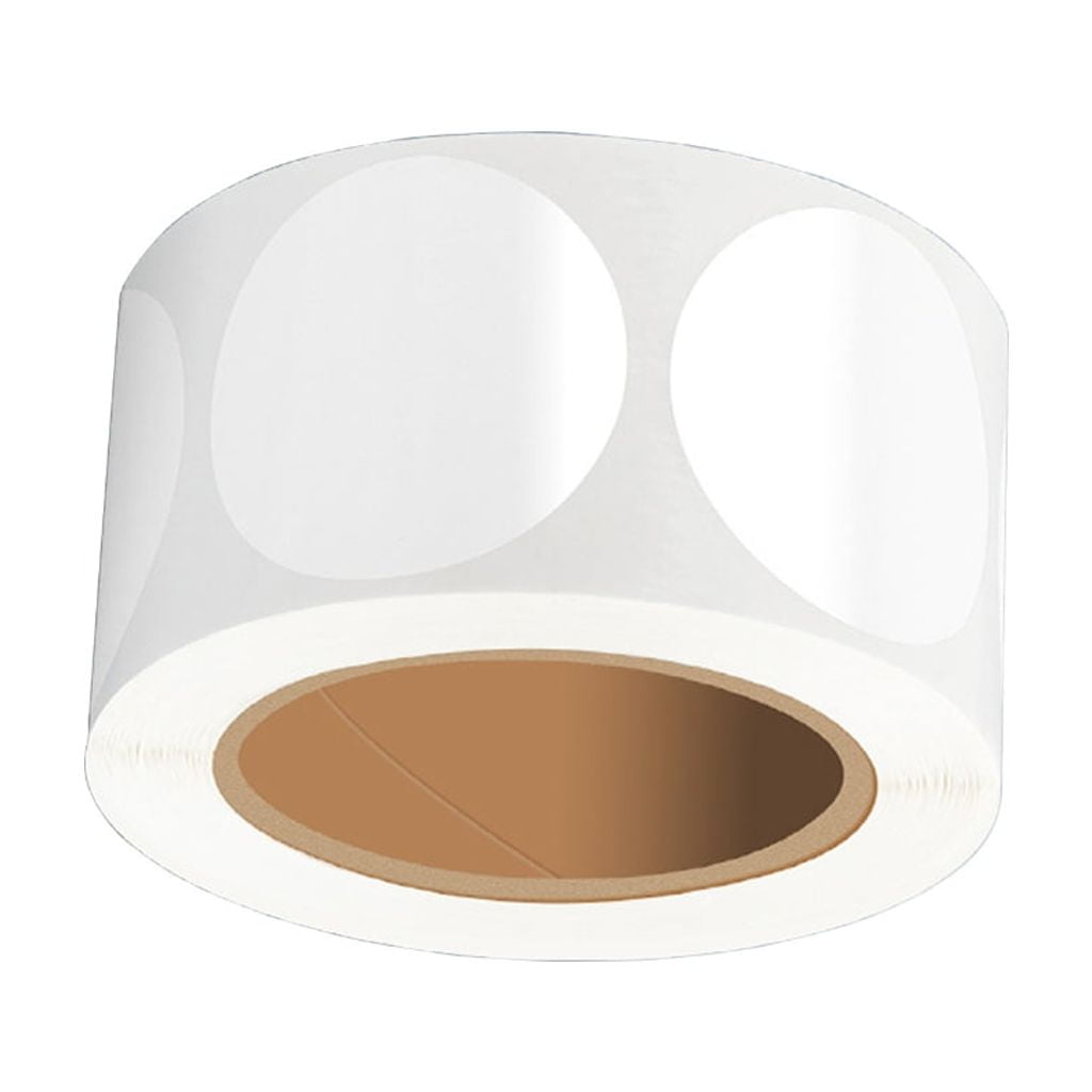 YongCo 500Counts Round Sealing Sticker Clear PVC Sticker Adhesive ...