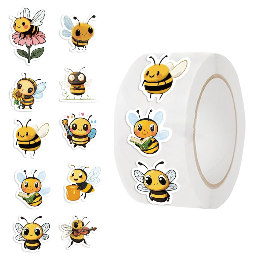 YongCo 500Pcs Cartoon Sticker Packaging Label Adhesive Seal Sticker for ...