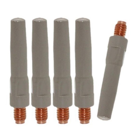 YongCo 5pcs 25mm Conductives Nozzles With Special Coating For WearRes1stanceIn Safe Welding Better Heat Dissipation