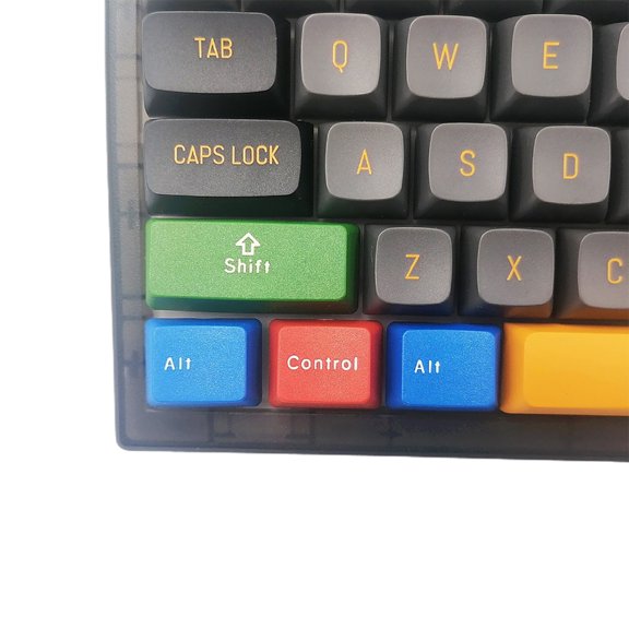 YongCo 6 Keys Thick PBT Keycaps Shift Contrl Alt OEM Profile For Mechanical Keyboard