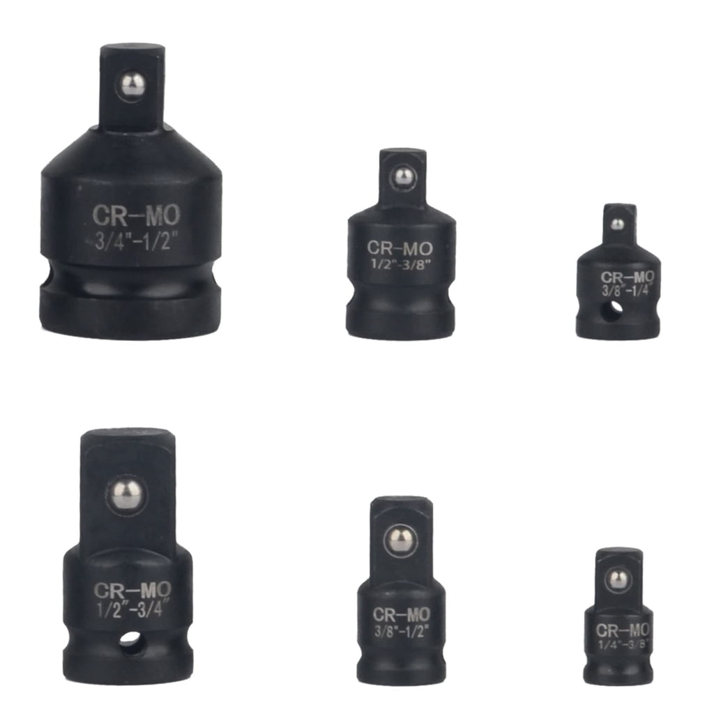 YongCo 6 Piece Impacts Socket Adapter Convertor Reducer Set with ...