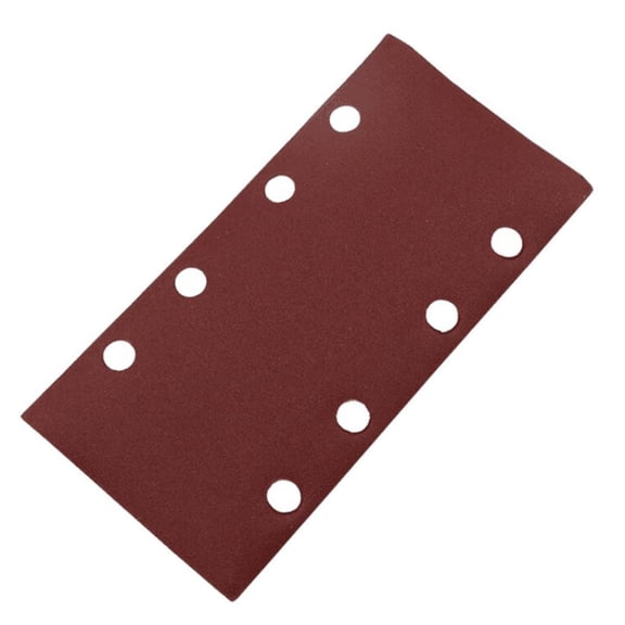 YongCo 8 Hole Flocking Sandpaper Woodworking Rectangular Self-adhesive Hook & Loop Pads