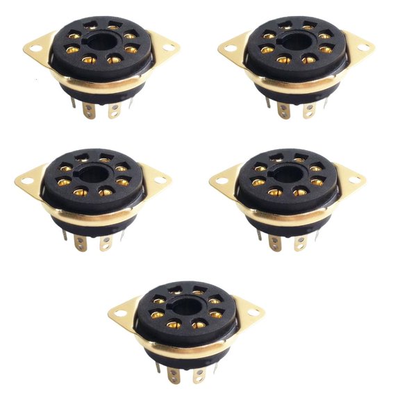 YongCo 8Pin Vacuum Tube Socket Octal for 6P3P 6P6P 6n8p 6n9p 5Z3P for Audio Enthusiasts