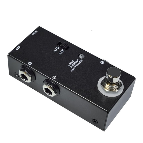 YongCo ABY Line Selector AB Switches Small Electric Guitar Effect Pedal True Bypass Guitar Bass Pedal AB Box Easy to Use