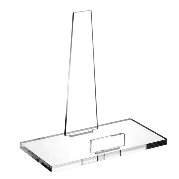 YongCo Acrylic Stand with Antislip Base Clear Easel Storage Rack for Secures Display Of Album Plates and Artistic Creation