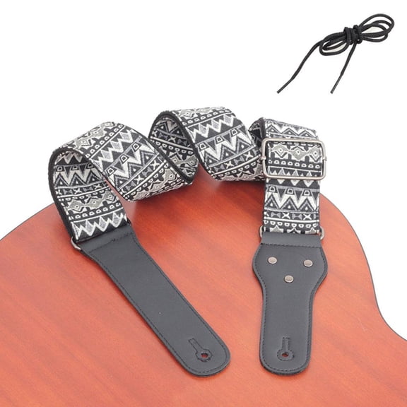 YongCo Adjustable Guitar Strap for Guitar/Bass, Soft Strap with Soft Nylon1eatherEnd