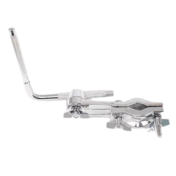 YongCo Adjustable Metal Cowbell Clamp L-Rod Percussion Mounting Bracket Cowbell Mount Holder Clip for Drummer Drum Hardware
