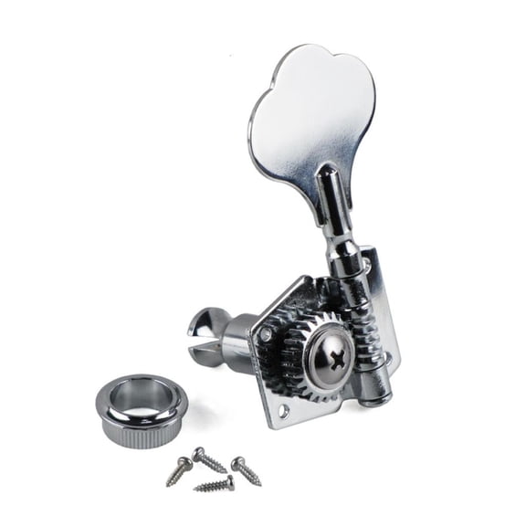 YongCo Bass Tuning Peg Electric Bass Opened Machine Head Knobs Bass String Turner for 4 String Jazz-Bass Guitar Bass Right/Left