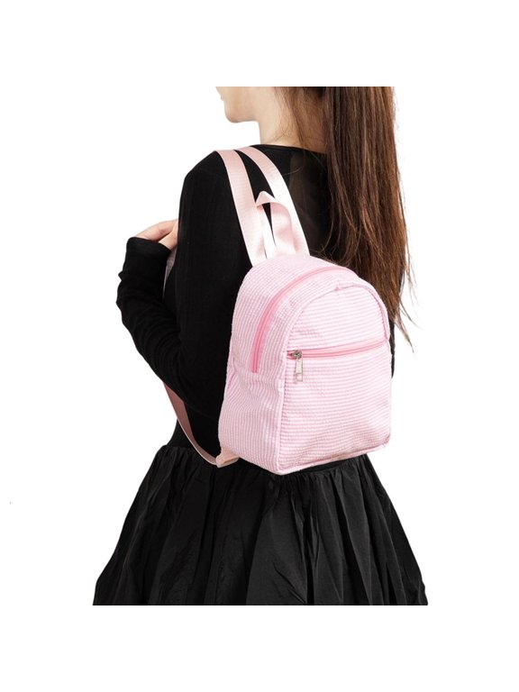 Bubble Textured Backpack Portable Travel Bag With Organizational Pockets Polyester Materials