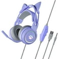 thumbnail image 1 of YongCo Cat-ear Gaming Headset Noise Isolating Over Ear Headphone with Mic G25 Headset, 1 of 19