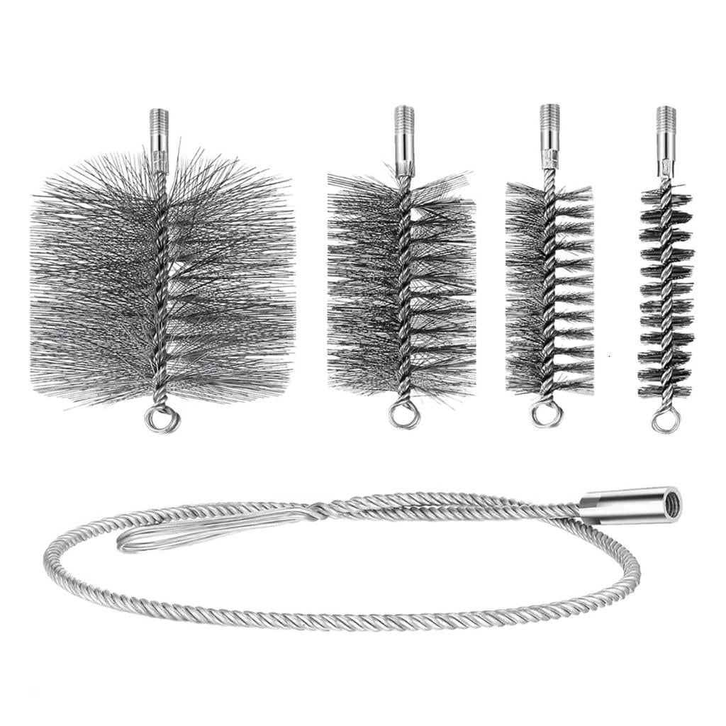 YongCo Chimney Sweeps Boiler Stove Pipe Brushes Carbon Steel Wire Pipe ...
