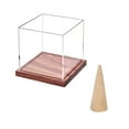 thumbnail image 1 of YongCo Clear Acrylic Rings Display Box for Championship Rings Wood Base Box for Sports Collectibles Easy Installation, 1 of 9