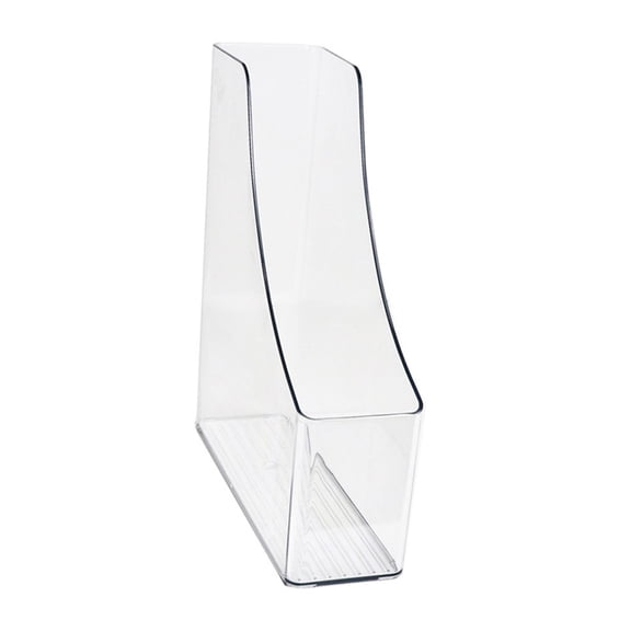 YongCo Clear Book Ends Magazine Stand Document Organizers Space Saving Magazine Stand