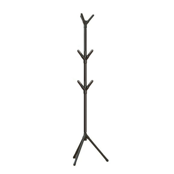 YongCo Coat Rack,Coat Tree with 8 Hooks,3 Adjustable Sizes for Clothes,Hat Stand Used in Bedroom/Office/Entryway Halles Tree