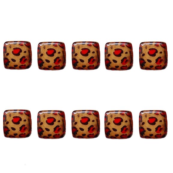 YongCo Colorful Square Beads Easy To String With Standard Holes for Accessories
