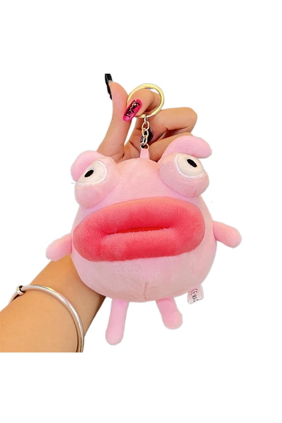 Cute Monsters Dolls Pendant Keyring for Car Key Bag Backpack Decor Kids Toy Gift