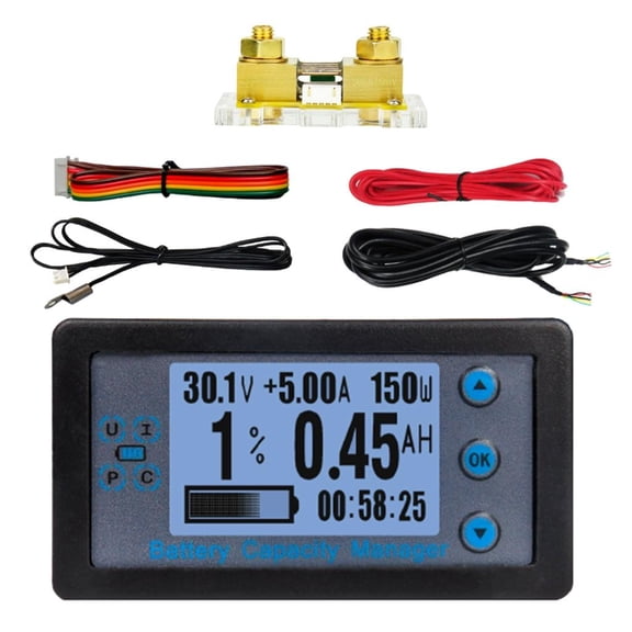 YongCo DC8-120V 200A Display Digital Current Voltages Power Energy Meter Multimeter Ammeter Voltmeter for Car Boats