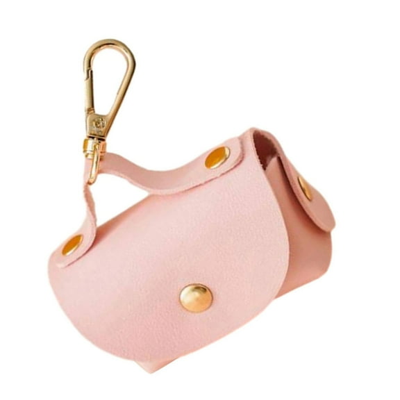 YongCo Dog Poop Bag Dispenser PU Leather Pet Poop Bag Holder Waterproof Trash Bag Dispenser for Pet Walking Training