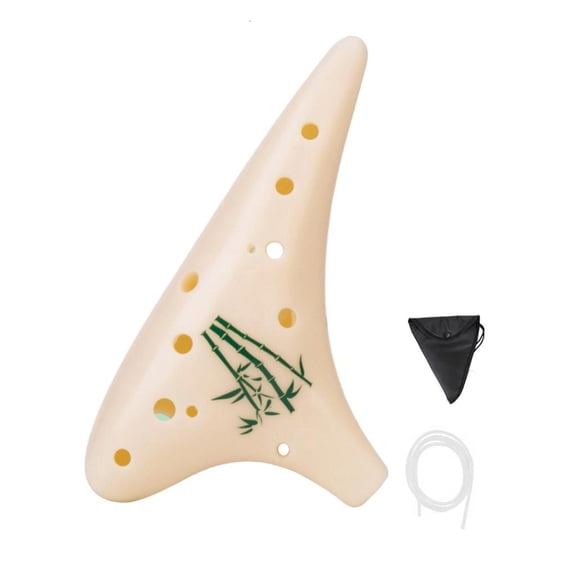 YongCo Durable Resin Ocarina 12 Hole Balanced Sound Output For Various Skill Levels