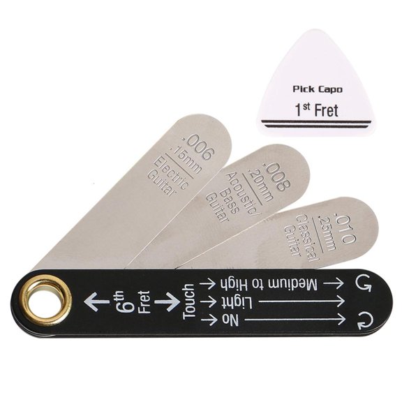 YongCo Easy to Read Guitar String Measurement Ruler Present for All Guitar Enthusiasts