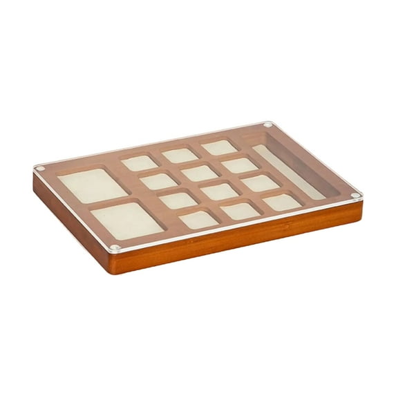 YongCo Efficient Accessory Storage Board Handcraft Bead Storage With Multiple Sections And Plush Base for Craft