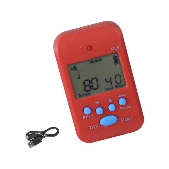 YongCo Electronic Metronome Tone Generator Tuner Clip on Tempos Metronome LCD Digital Rhythm Metronome for Professional Runners