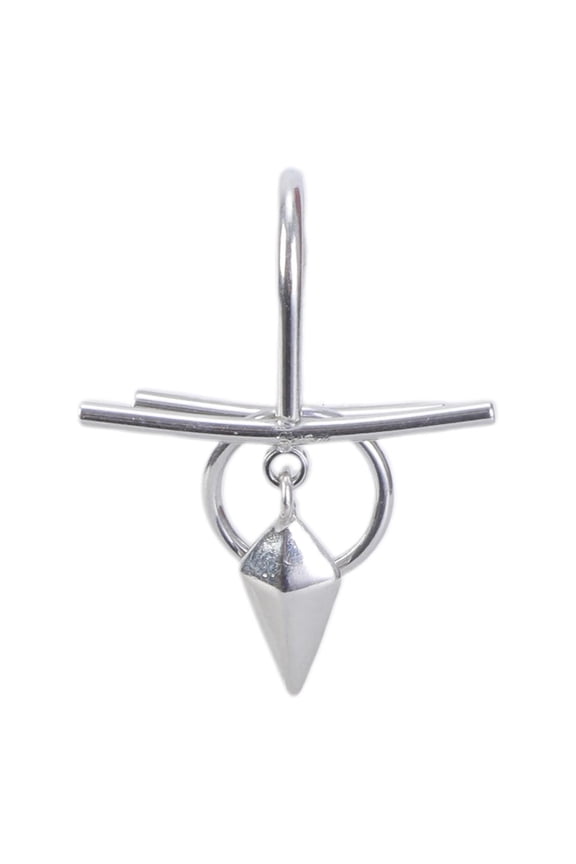 Fake Piercings Lip Rings Stainless Steel Faux Lip Cuff Non Piercing Clip On Nose Hoop Rings with Zircon Jewelry Ornament
