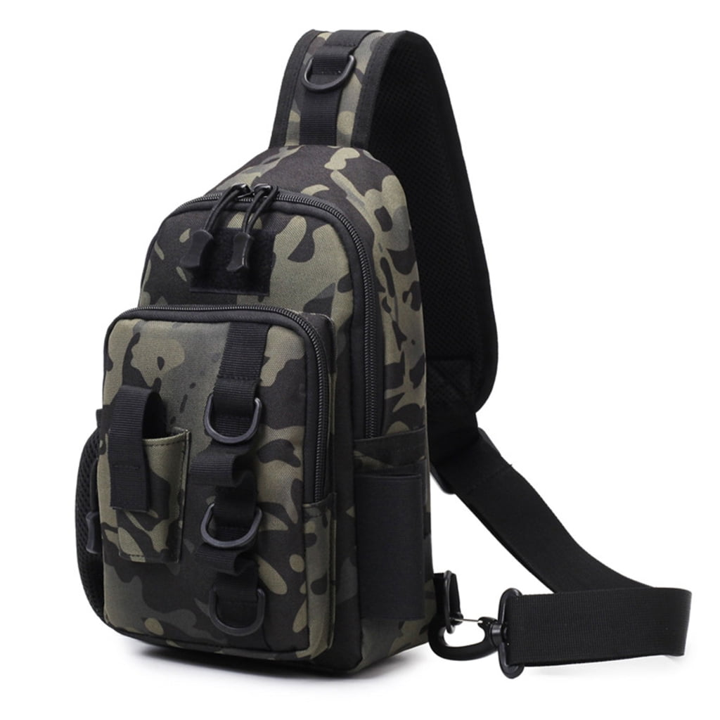 YongCo Fishing Slings Pack Outdoor Chest Bag Fishing Gear Carrying Bag Easy to Carry