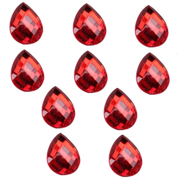 YongCo Flat Back Teardrop Rhinestones for Jewelry Making Crown Headpiece Making Embelishments