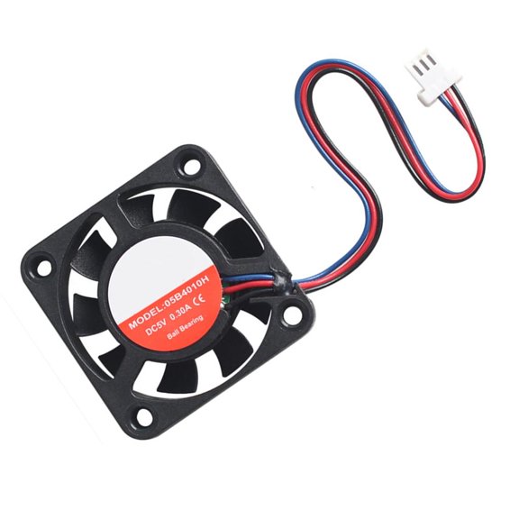 YongCo For XL Hot End Fan 4010 Cooling Fan Replacement Bearing Coolers Fan 40x40x10mm 5V 3 Wire High Speed 3D Printer