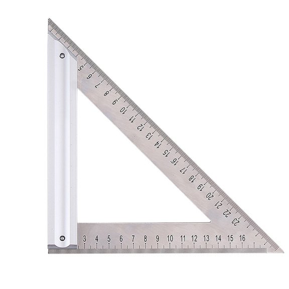 YongCo GREENER Ruler 120mm/180mm Stainless Triangle Ruler for Carpentry Woodworking Measuring Tools Measurement Ruler