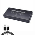 thumbnail image 1 of YongCo Gigabit Ethernet Splitter 7 Port RJ45 Networking Hubs Supports 1000Mbps Transmission Rate And Wide Compatibility, 1 of 9