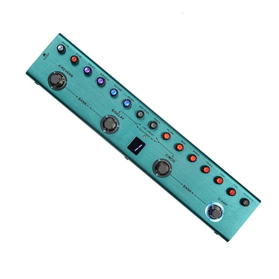 YongCo Guitar Multi Effects Pedal 3 Delays 3 Reverbs Guitar Effects Pedal Accessories