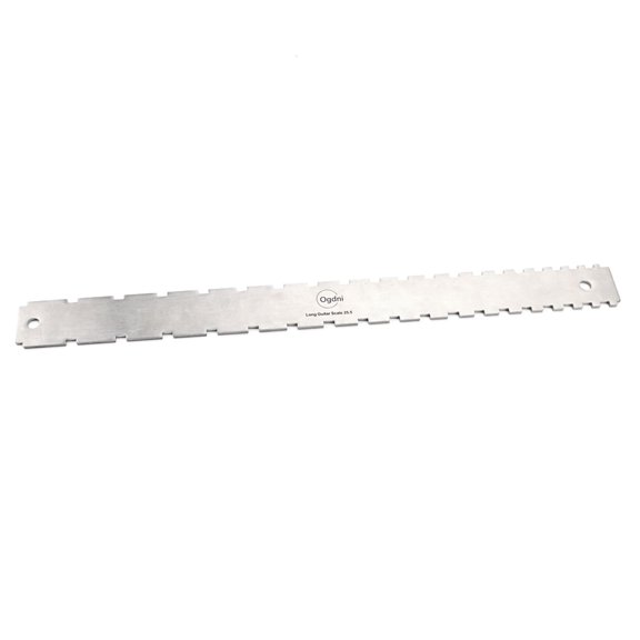 YongCo Guitar Notched Straight Edge, Guitar Neck Notched Straight Edge Luthiers String Action Ruler Gauge String Height Gauge
