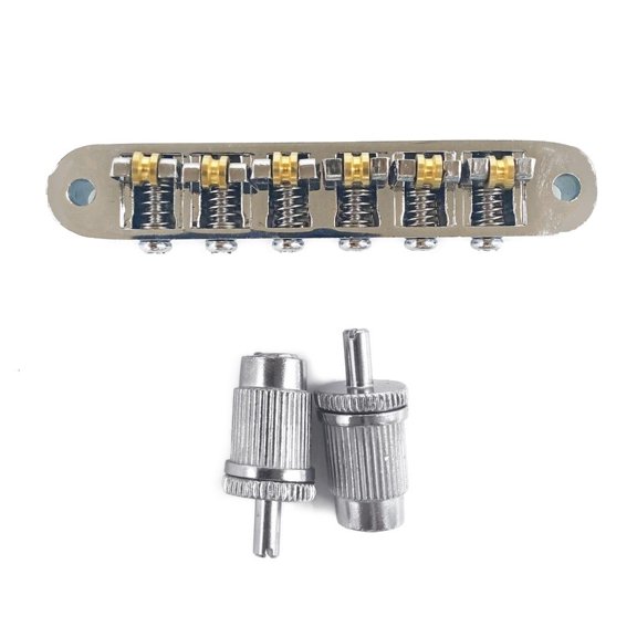 YongCo Guitar Tune-O-Matic Roller Saddle Bridge Replacement Guitar Parts Easy to Use