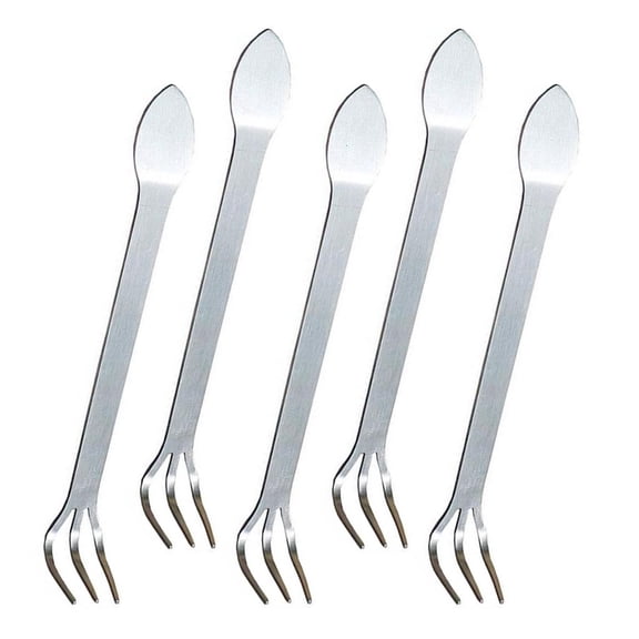 YongCo Handheld Rustproof Rakes 3-Prong Stainless Steel Root Rakes Loosen Soil Tool Ergonomic Handle for Gardening Plant
