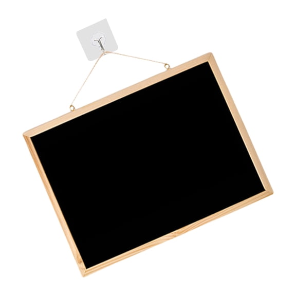 YongCo Hanging Chalkboard Double-Sided Blackboard Memo Board Writing Board Small Hanging Blackboard for Home Office Kitchen