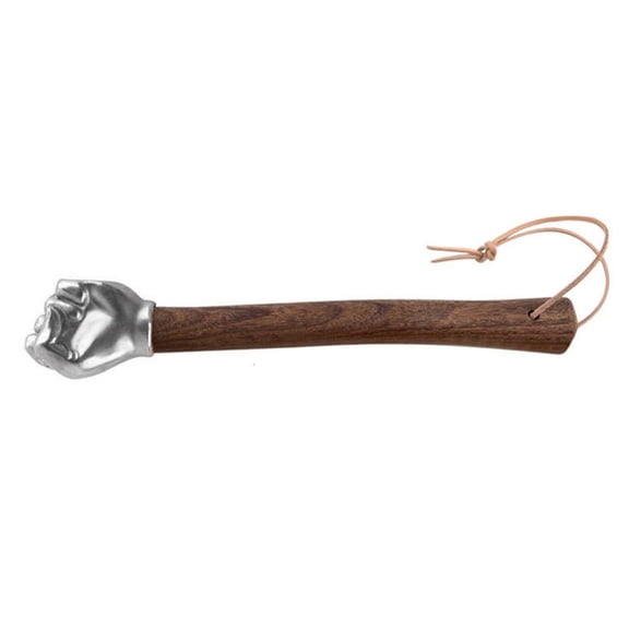 YongCo Heavy Duty Stainless Steel Fist Hammer ErgonomicW00denGrip For Striking Camping Automotive Household Application