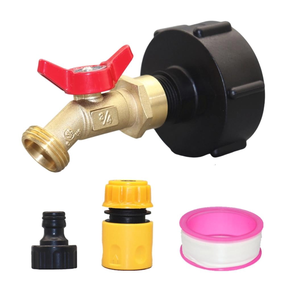 YongCo High-Flows Brass Hose Adapter Set with Camlocks & Valves, 2Inch ...