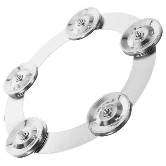 YongCo High Hat Compatible Metal Tambourine Cymbal Percussion Upgrade Simple Installation Clear Sound Enhancement for Drummers
